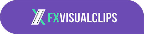 Logo of FX Visual Clips, for which Amit Verma designed a successful sales funnel