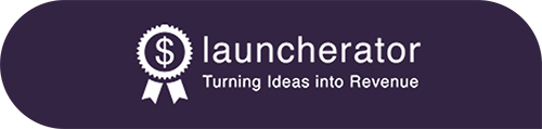 Logo of Launcherator, for which Amit Verma designed a successful sales funnel