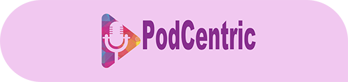 Logo of PodCentric, for which Amit Verma designed a successful sales funnel