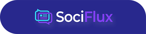 Logo of SociFlux, for which Amit Verma designed a successful sales funnel